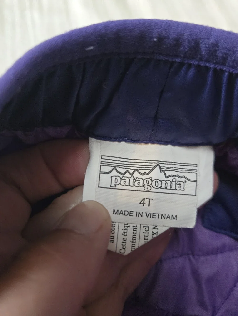Patagonia Reversible Jacket & Snowpants 4T Floral Purple